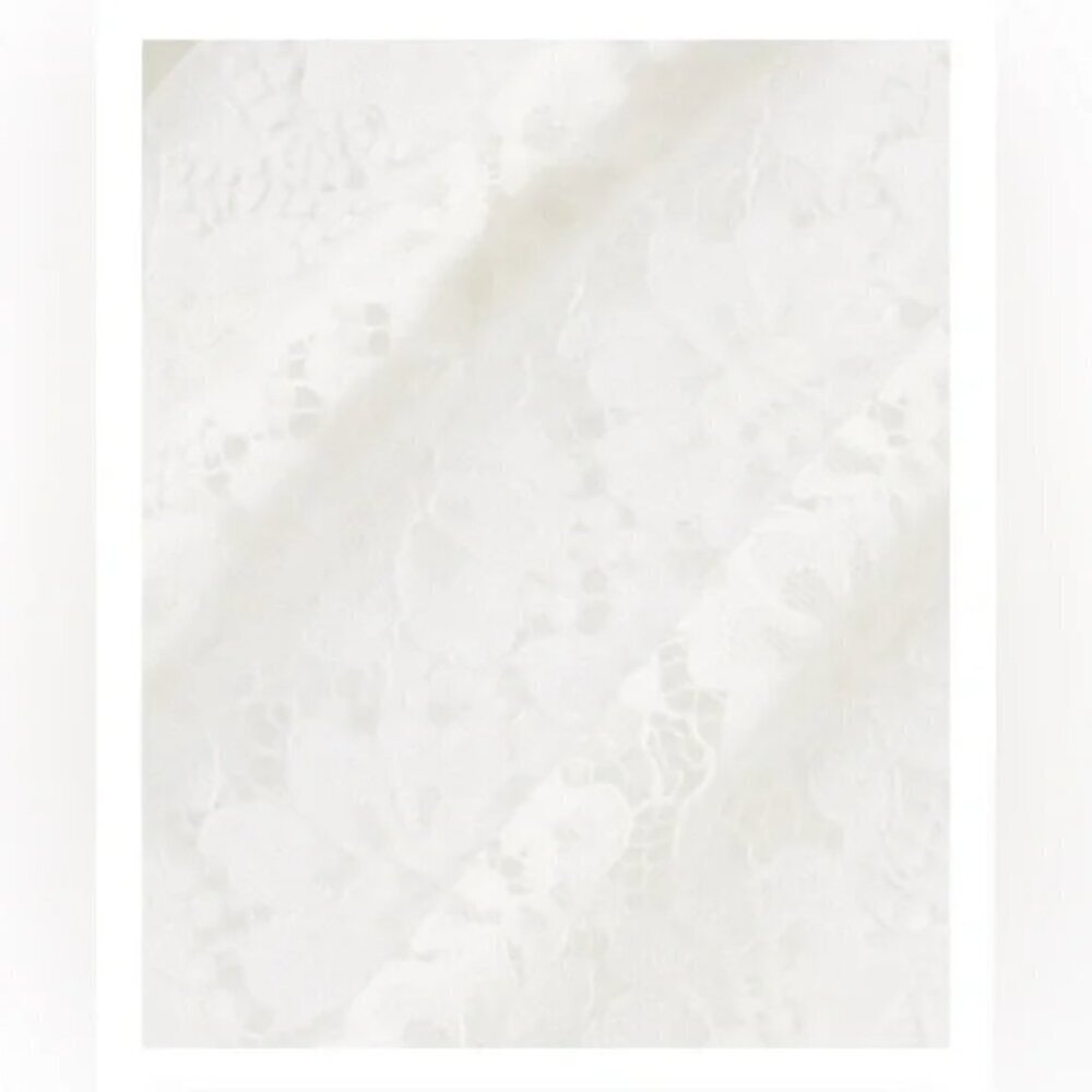 NWT Draper James 'Maddie' Babydoll Dress in Magnolia White Lace- Size XXL - Picture 3 of 7